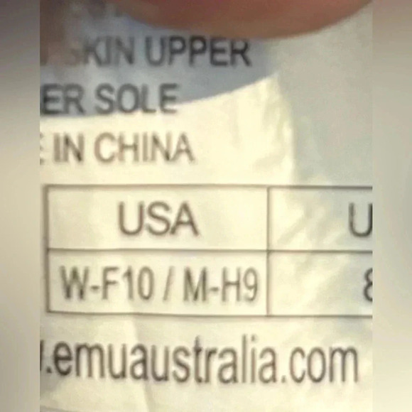 EMU Stinger Micro Patch Unisex Water resistant 100% sheepskin rubber sole boots - Picture 12 of 14